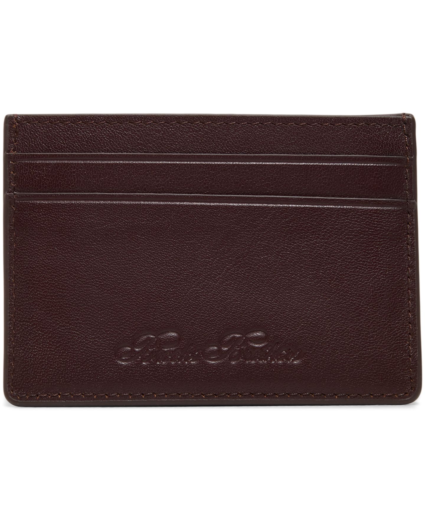Мужской кошелёк Brooks Brothers Portland Leather Wallet, цвет: Коричневый — фото 1