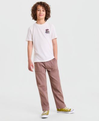 Boys 8-20 Racing Helmet Tee & Baggy Utility Chino Pants