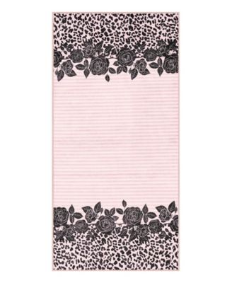 Lacey Leopard Finely Soft Washable Accent Rug, 24" x 48"