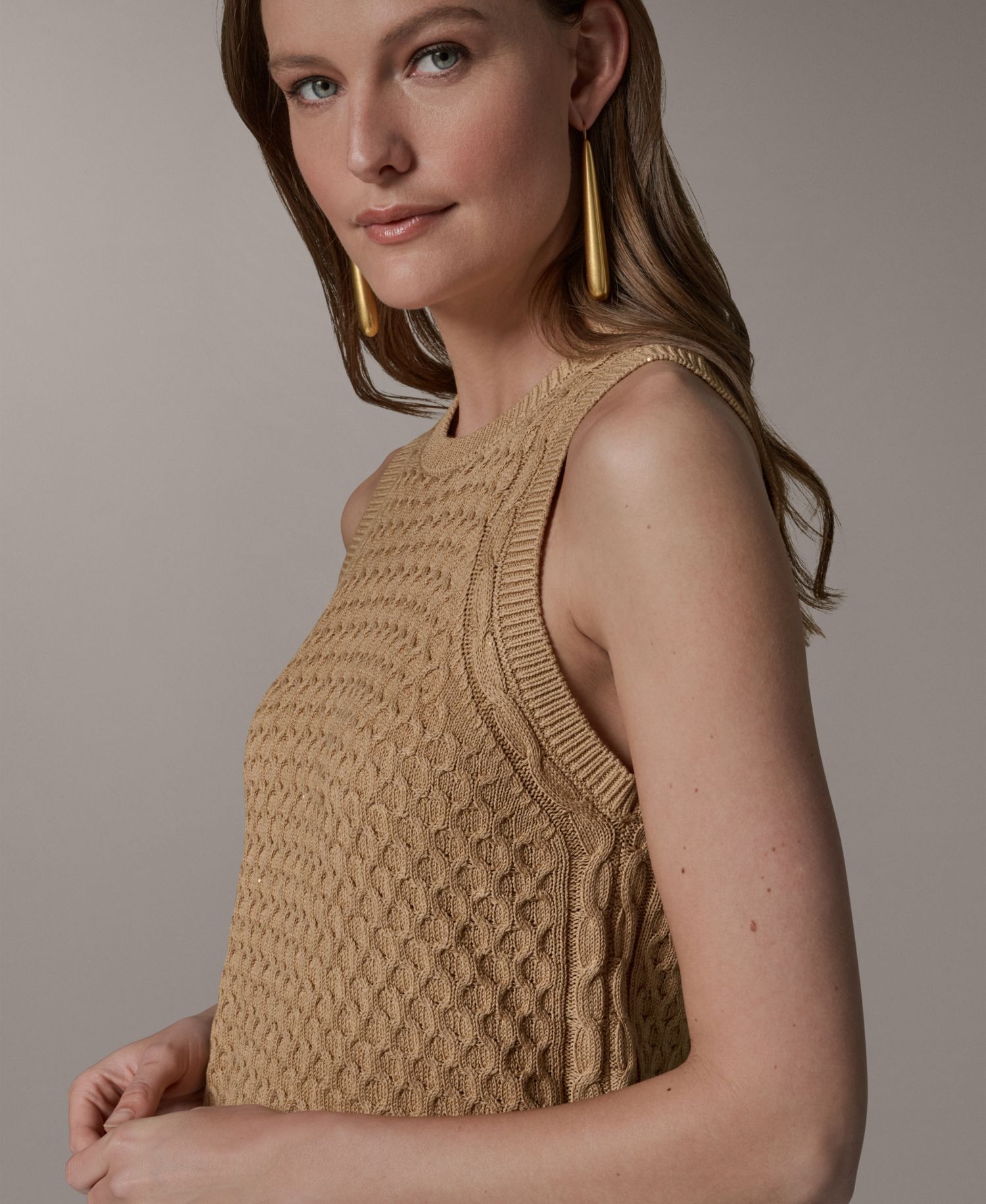 Women's Crewneck Knit Sweater Top