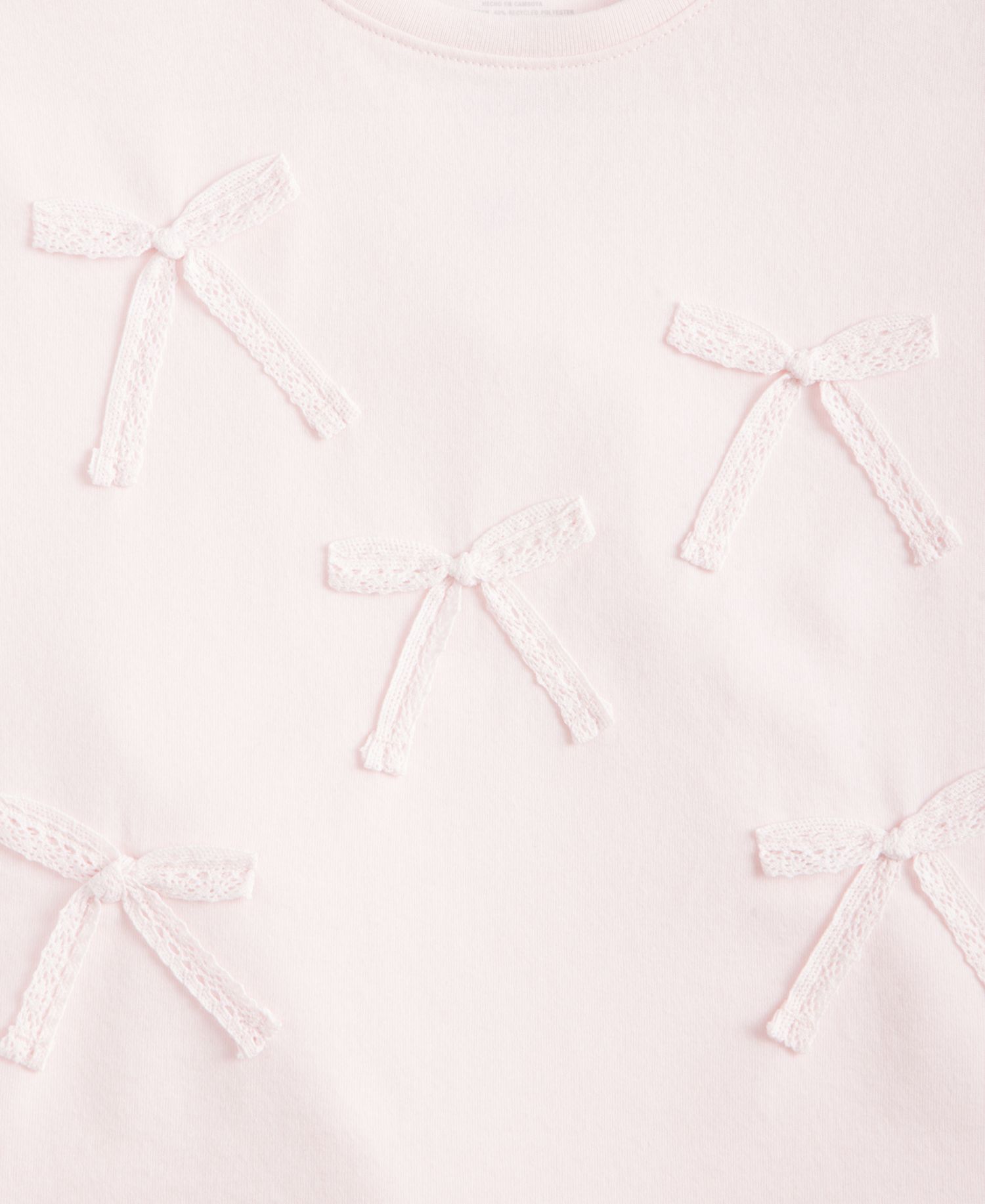 Girls' XS-XL Bow Boxy T-Shirt