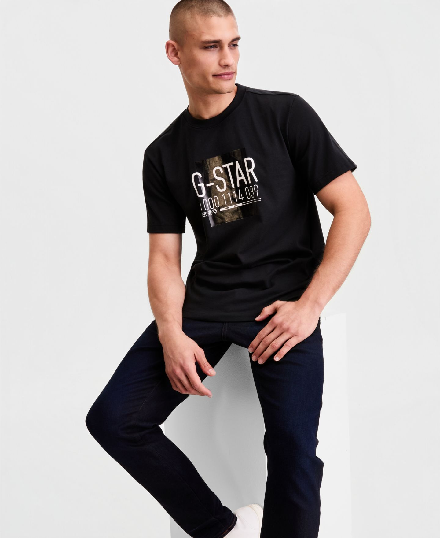 Мужские джинсы G-Star Raw Slim-Fit Five-Pocket, цвет: Dark Aged — фото 13