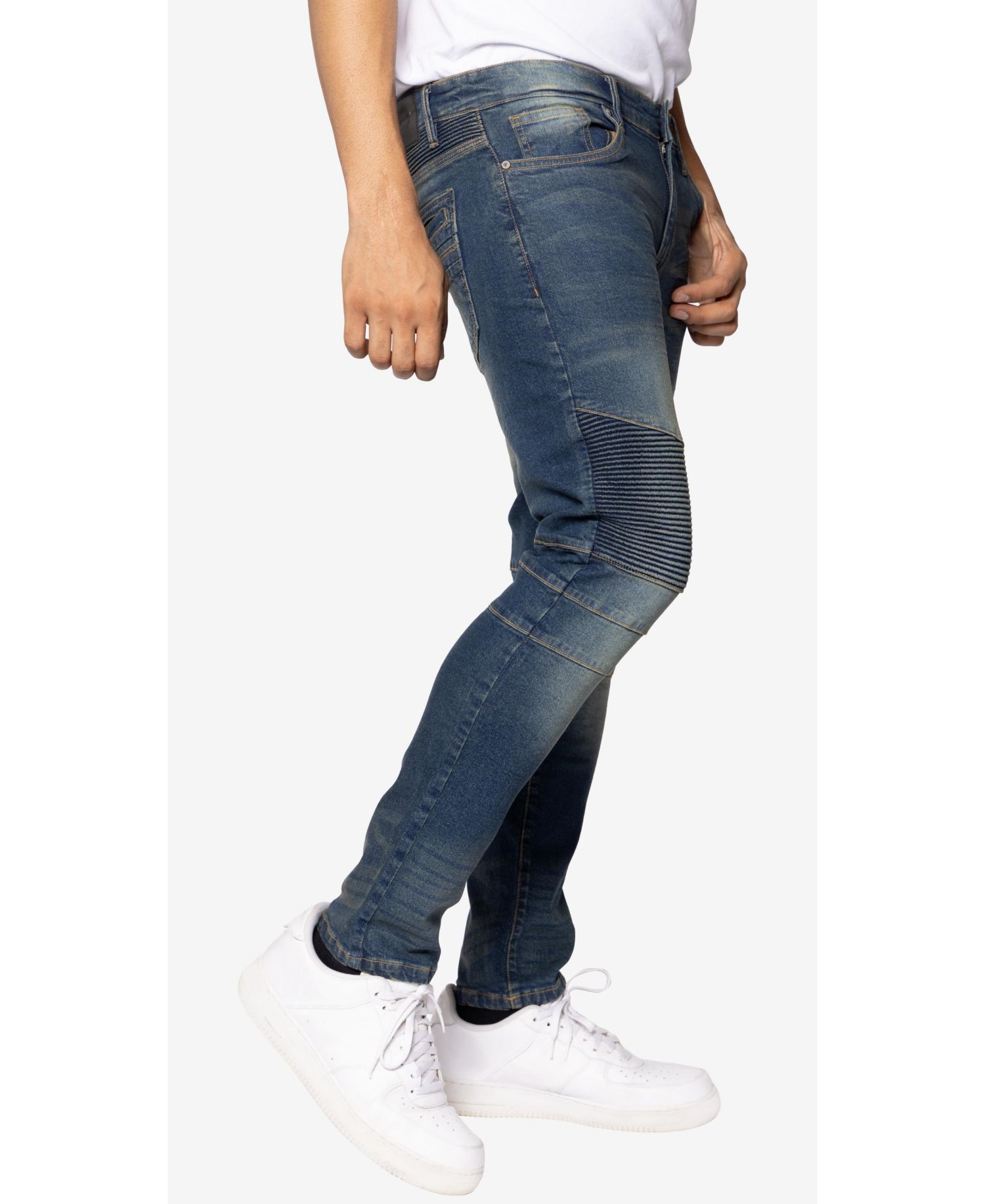 RAW X Men's Skinny Fit Moto Jeans