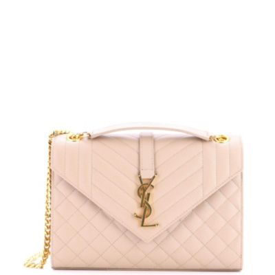 Medium Classic Monogram Envelope Satchel Mixed Matelasse Leather