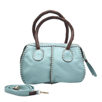 Mini Barrel Leather Bag
