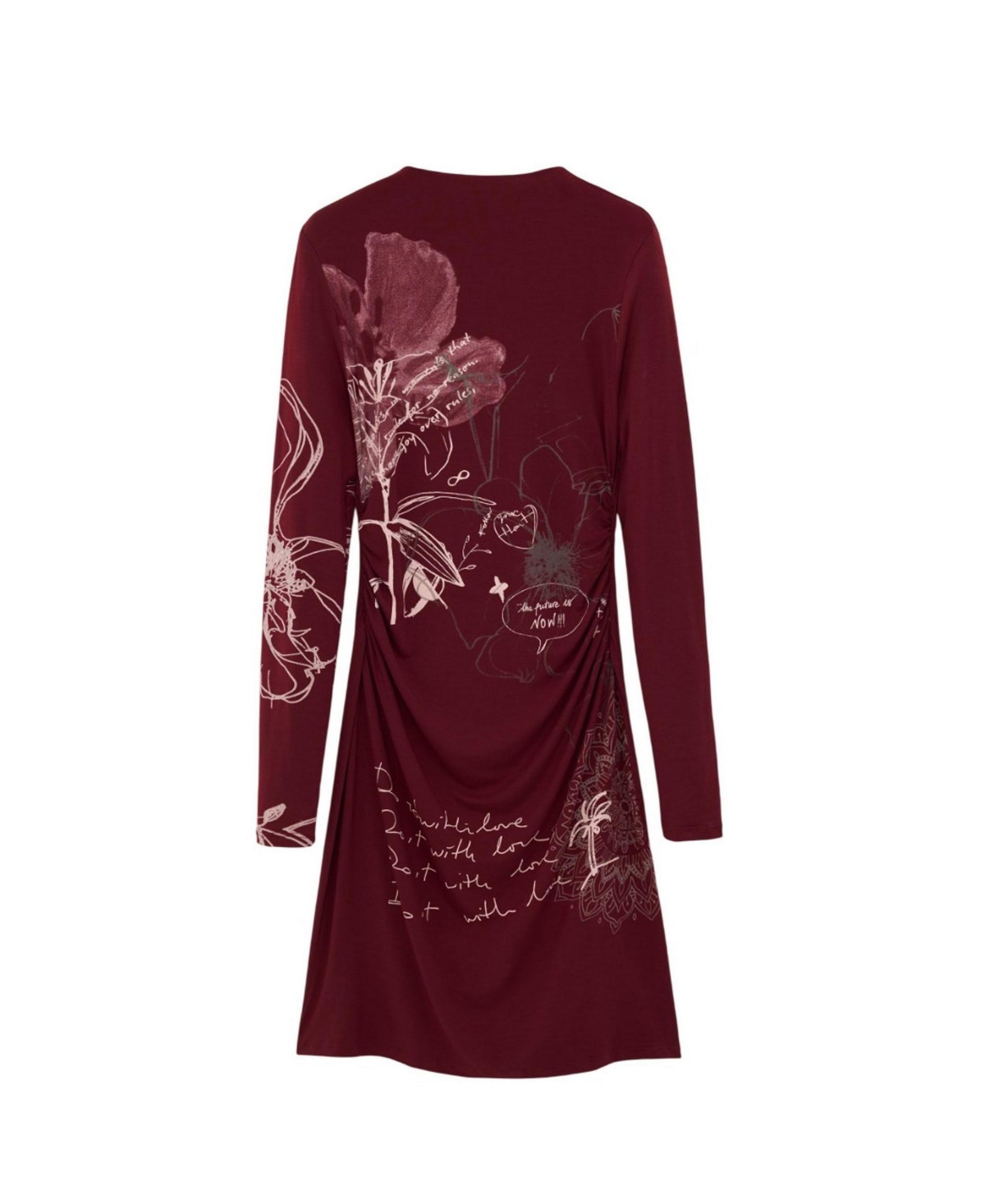 Desigual Women's Printed Long-Sleeve Dress