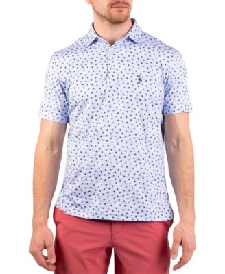 Men's Vintage Stars Printed Performance Polo