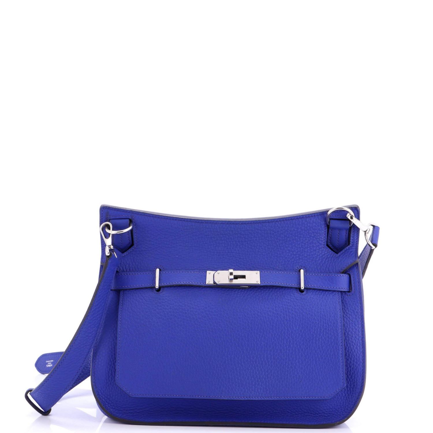 Kelly 28 Handbag Green Togo with Palladium Hardware