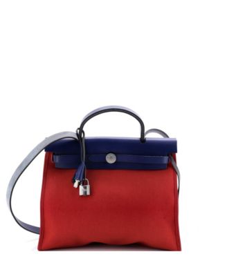 31 Herbag Zip Leather and Toile