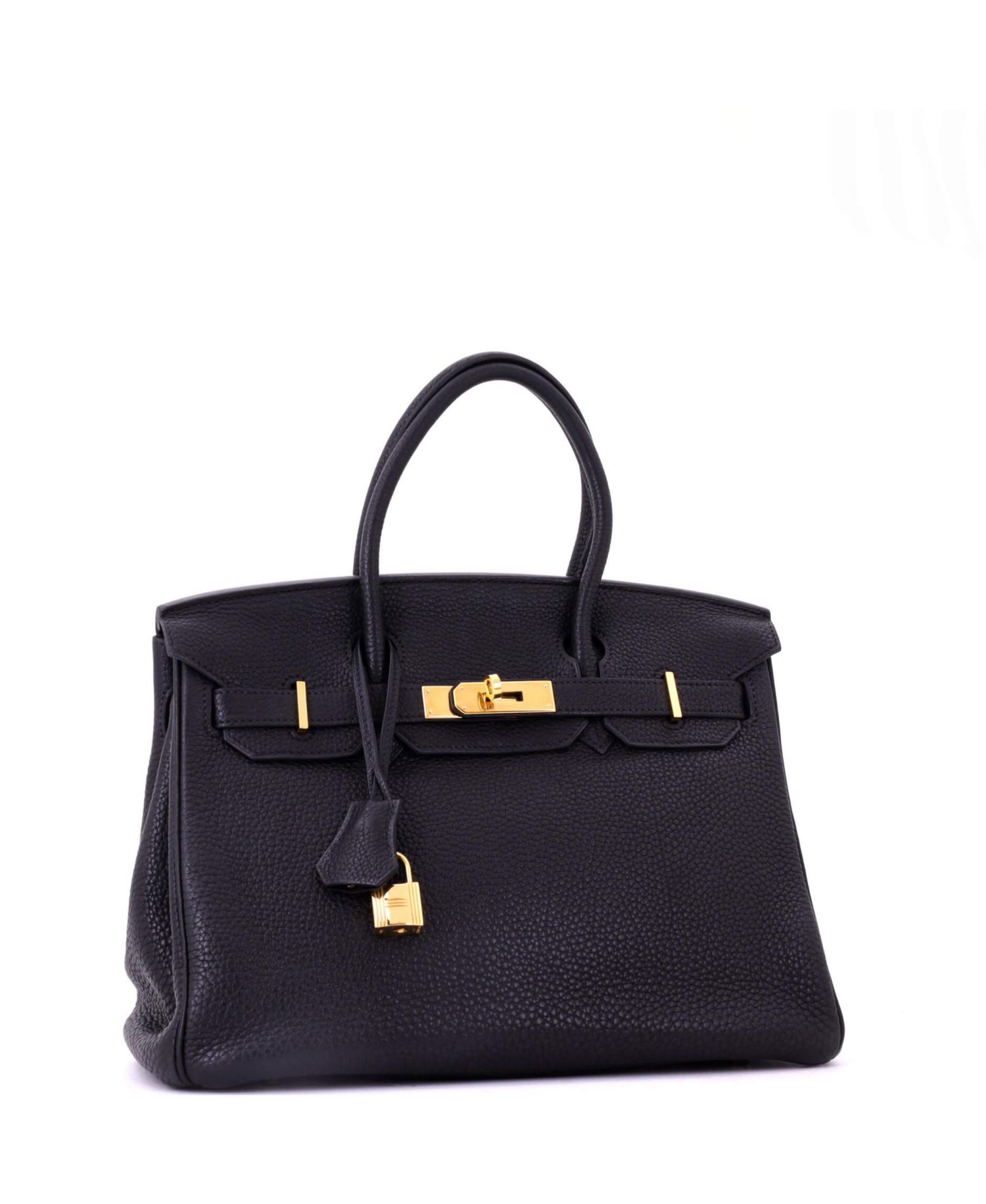 Birkin 30 Handbag Black Togo with Gold Hardware