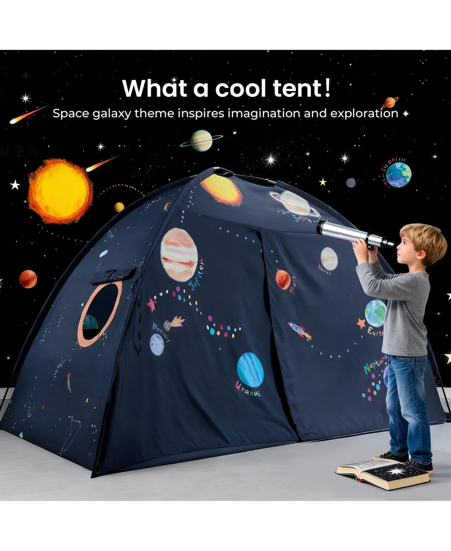 Детская игрушка Tiny Land SpaceNest Bed Tent, Ages 3+ — фото 6