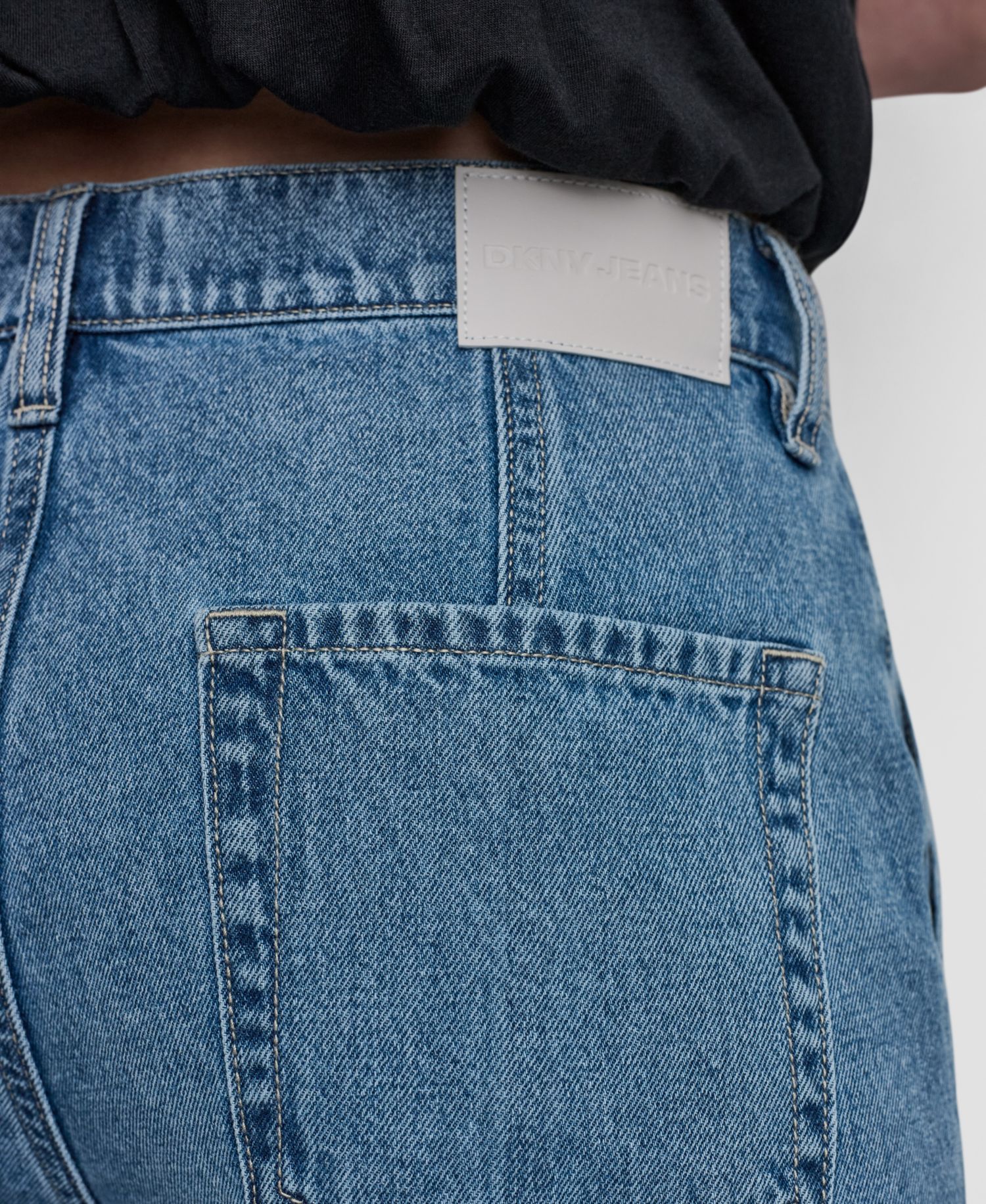 Women's High-Rise Ankle Wide-Leg Utility Cotton Jeans