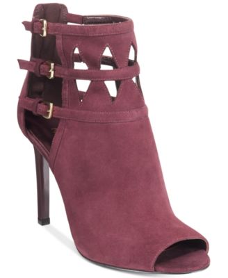 Nine West Laulani Cutout Peep Toe Booties Macy s