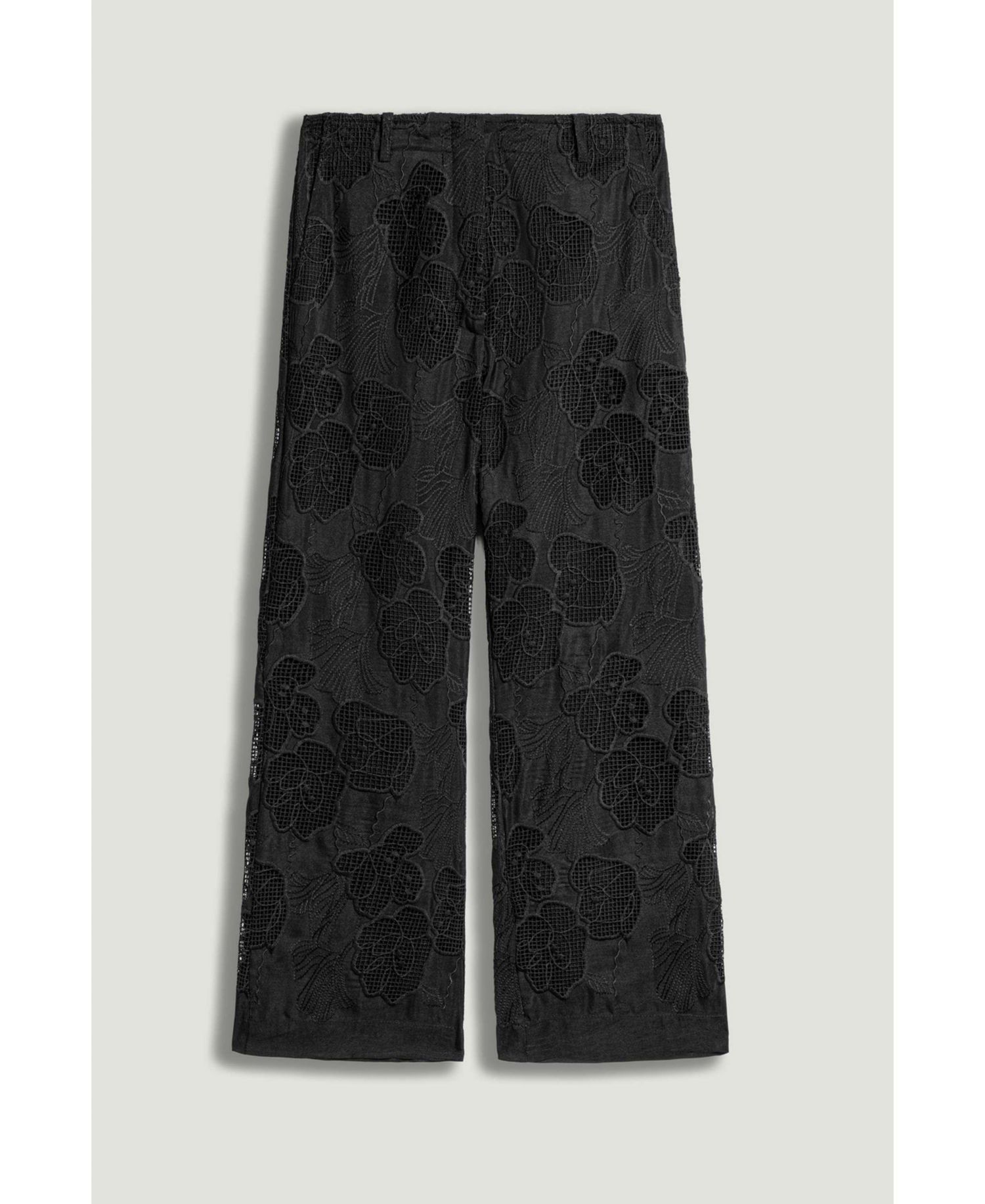 Women's Printed Relaxed Straight-Leg Pants