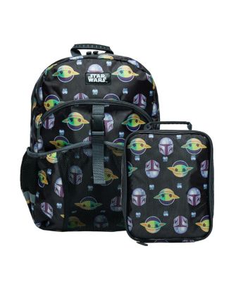 and Grogu 2-Piece 16" Kids Backpack and Lunch Box Set For School And Travel