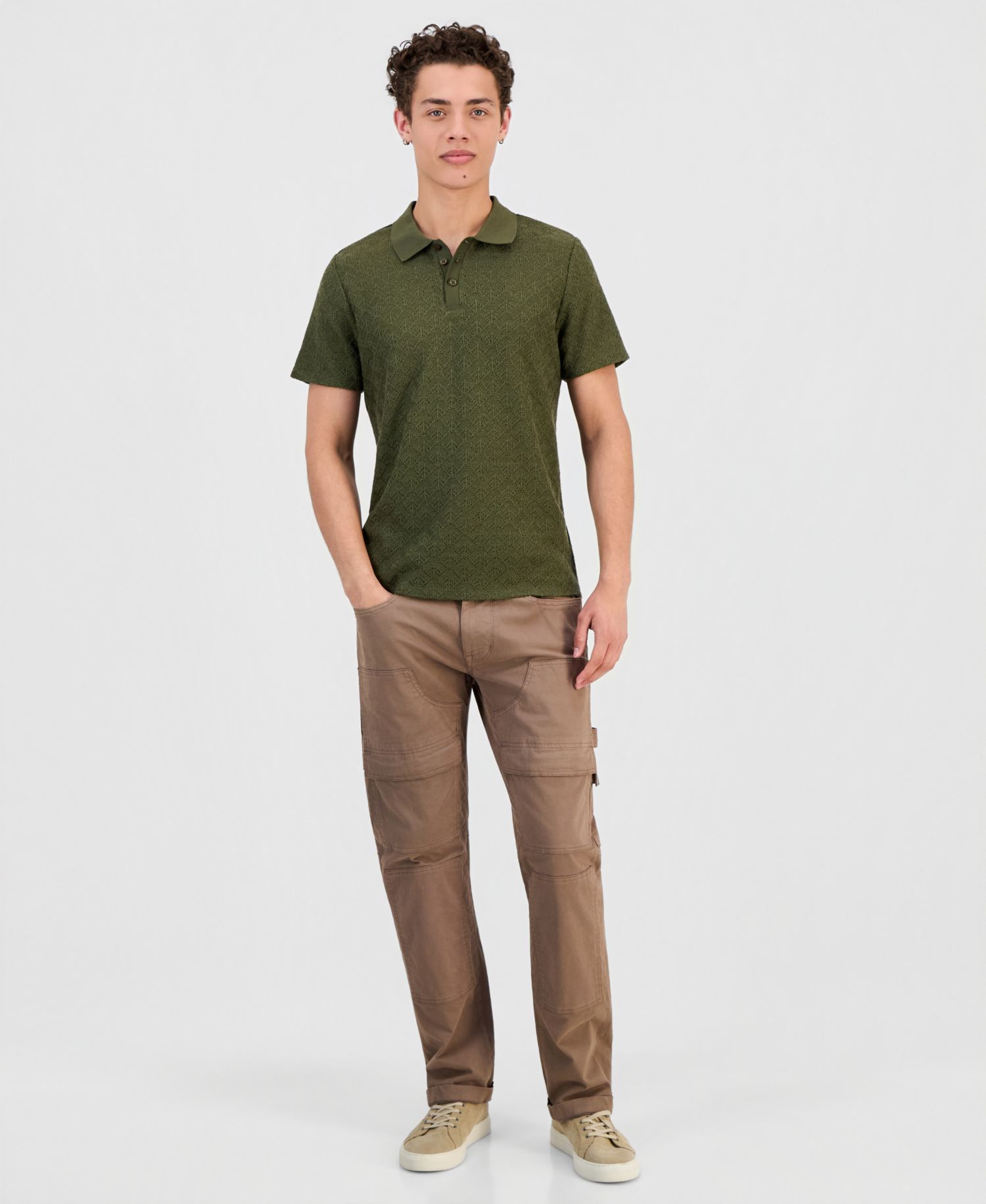 Men's Logan Short Sleeve Knit Polo Shirt