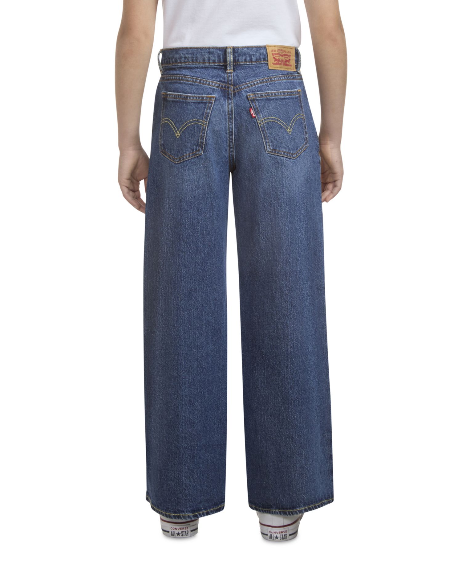 Girls' 7-16 High Rise Baggy Jeans