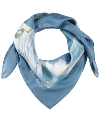 Lauren Ralph Lauren Coastal Conversational Square Scarf - Macy's