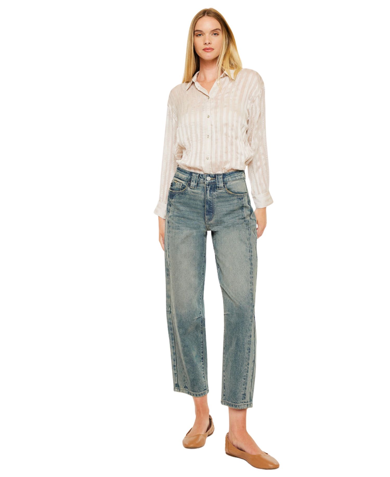 Women's Cecilia High Rise Slim Barrel Jeans