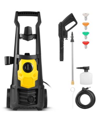 Electric Pressure Washer, 2000 PSI, 1.76 GPM, 30 ft Hose, 5 Quick-Connect Nozzles, Foam Cannon, ETL Listed