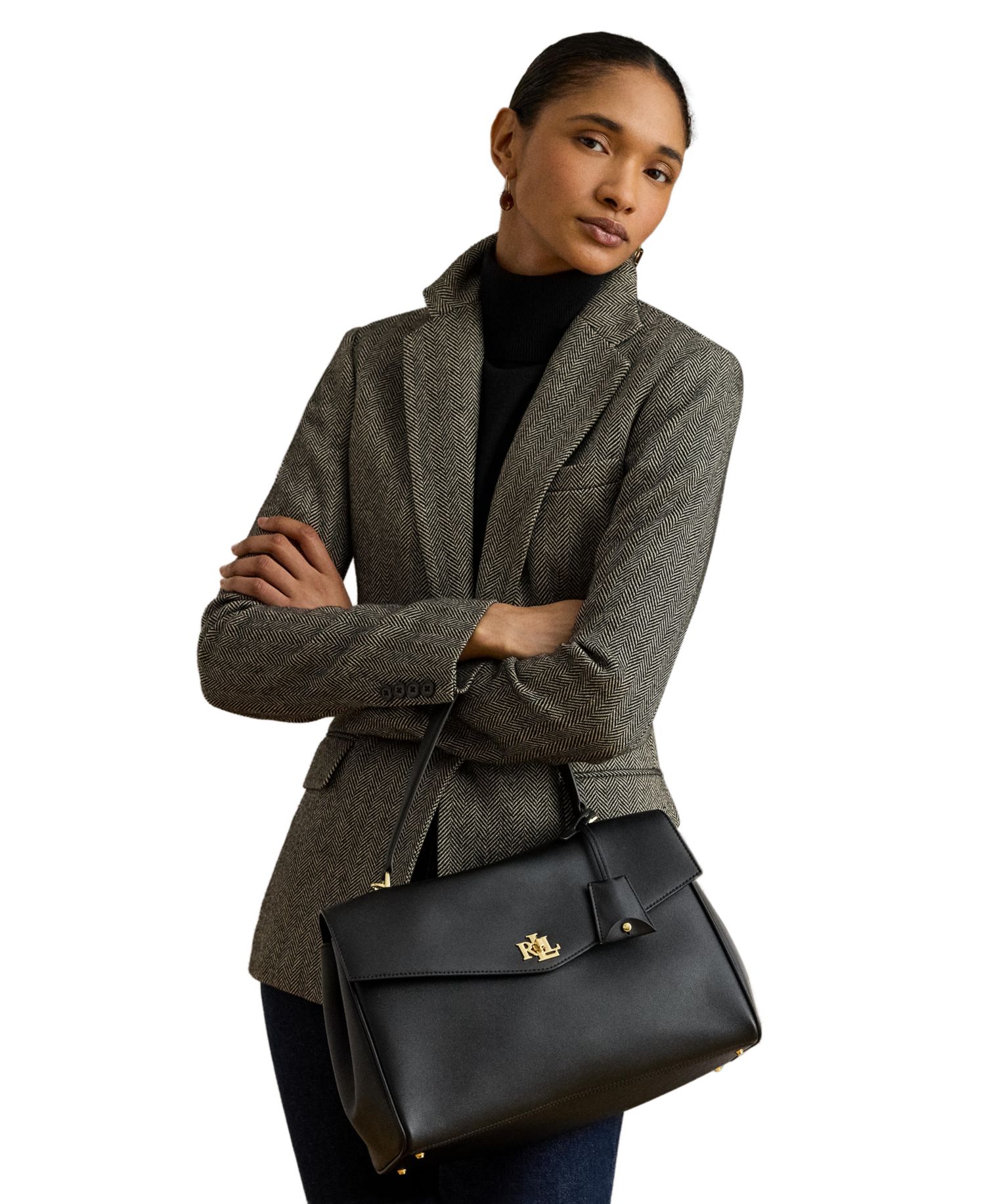 Farrah Soft Leather Medium Satchel Bag