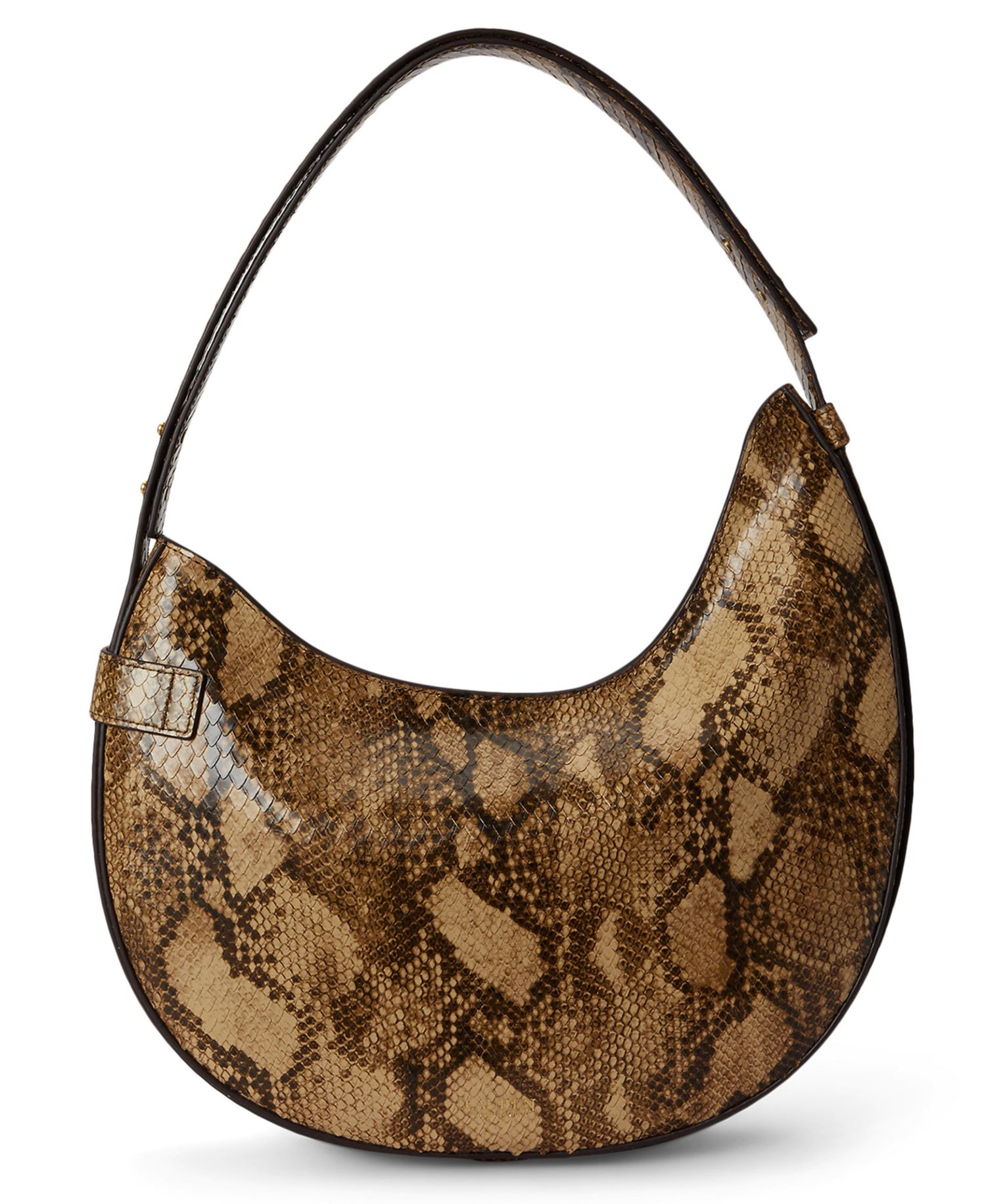 Tasha Embossed Leather Medium Shoulder Bag