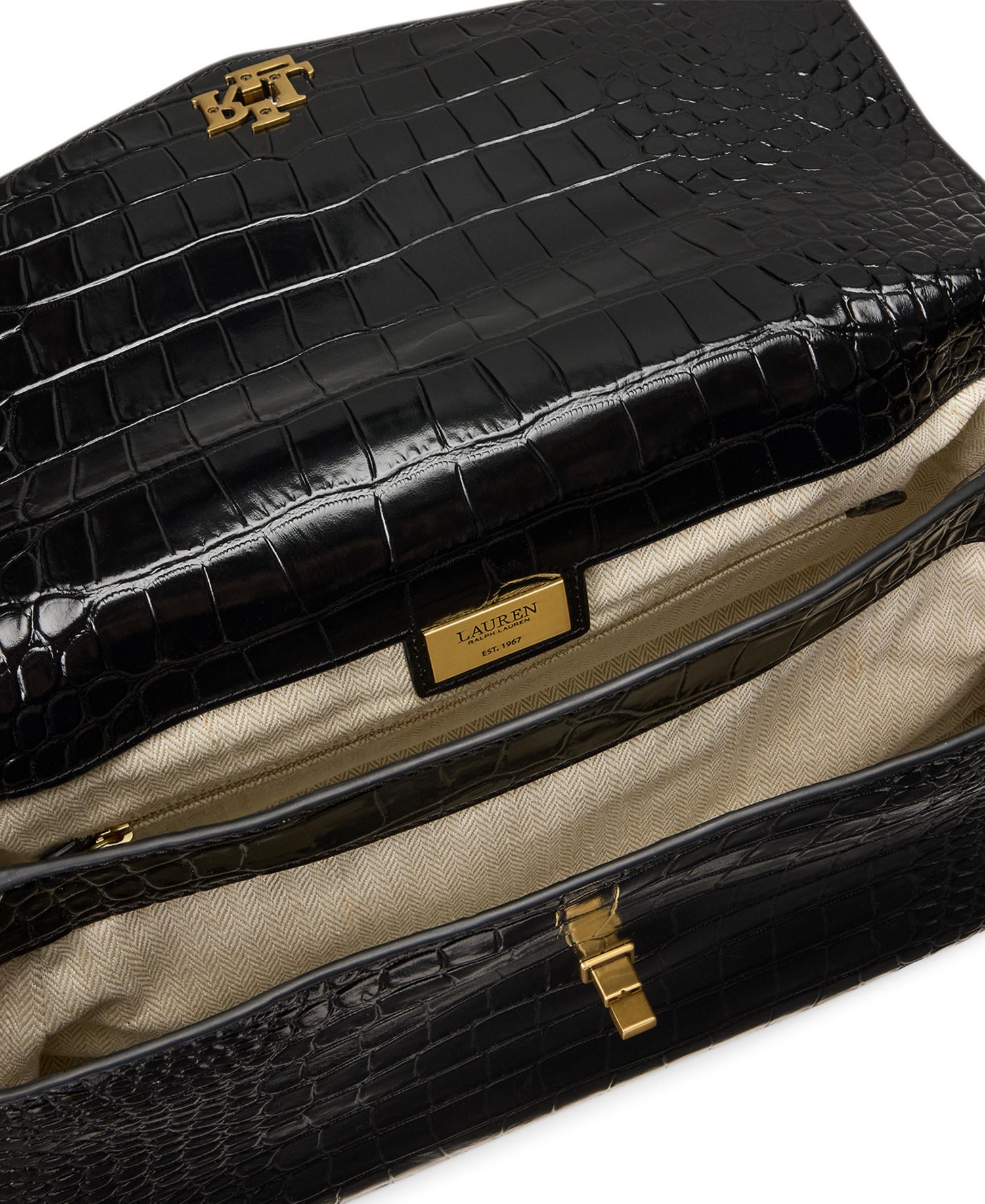 Farrah Soft Embossed Medium Leather Satchel Handbag