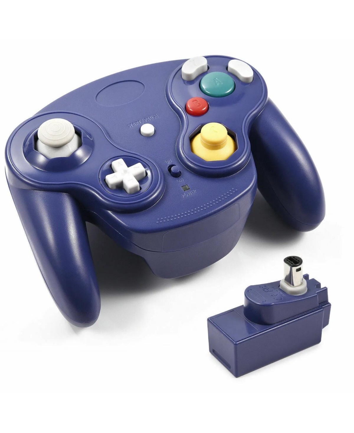 Echtpeak 2.4G Wireless Controller for Wii and Game Cube - Blue
