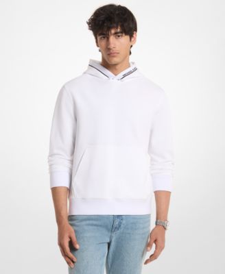Men's Ribbed Logo Pull-On Hoodie