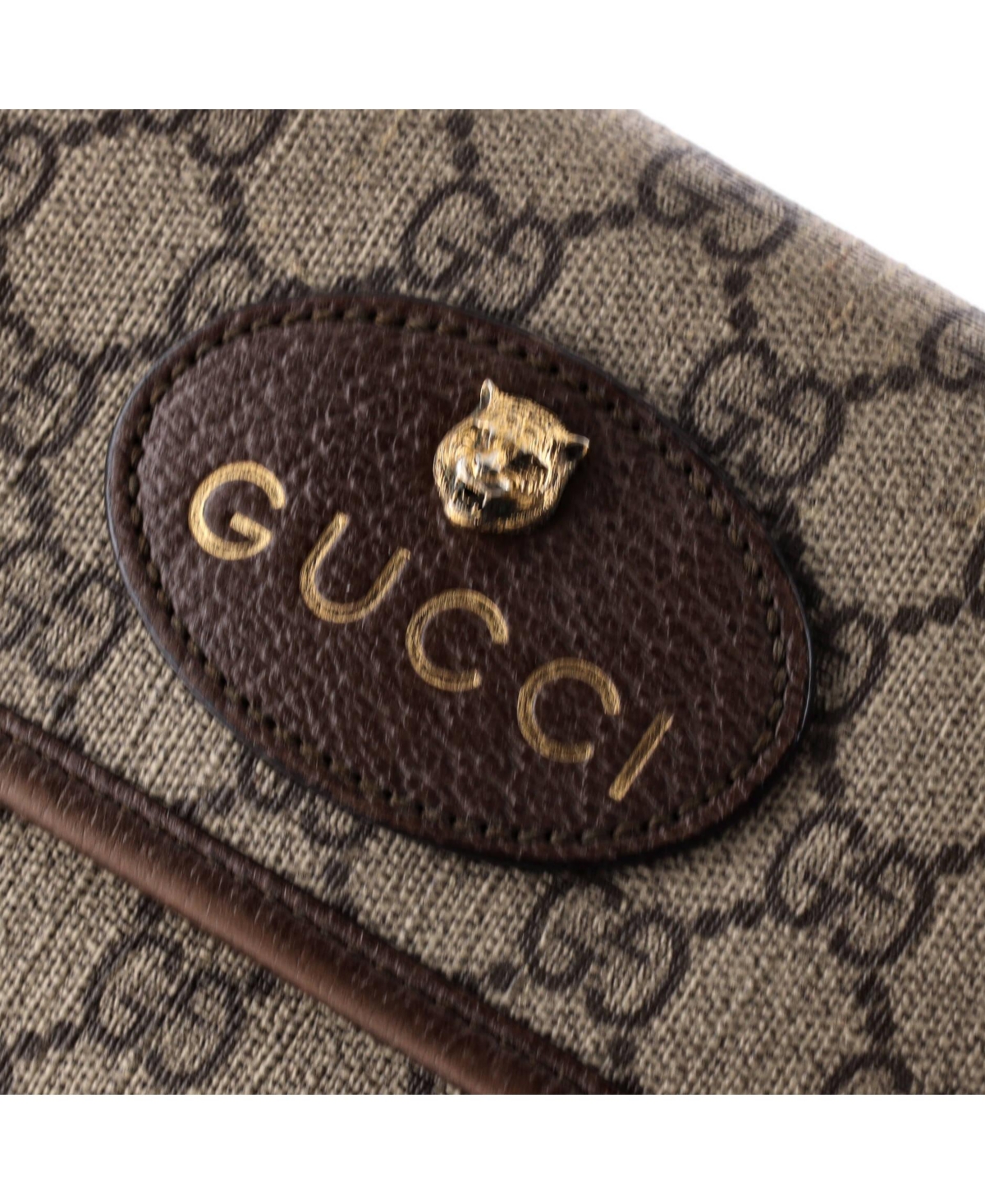 Pre-Owned Gucci Neo Vintage Flap Belt Bag Gg Coated Canvas