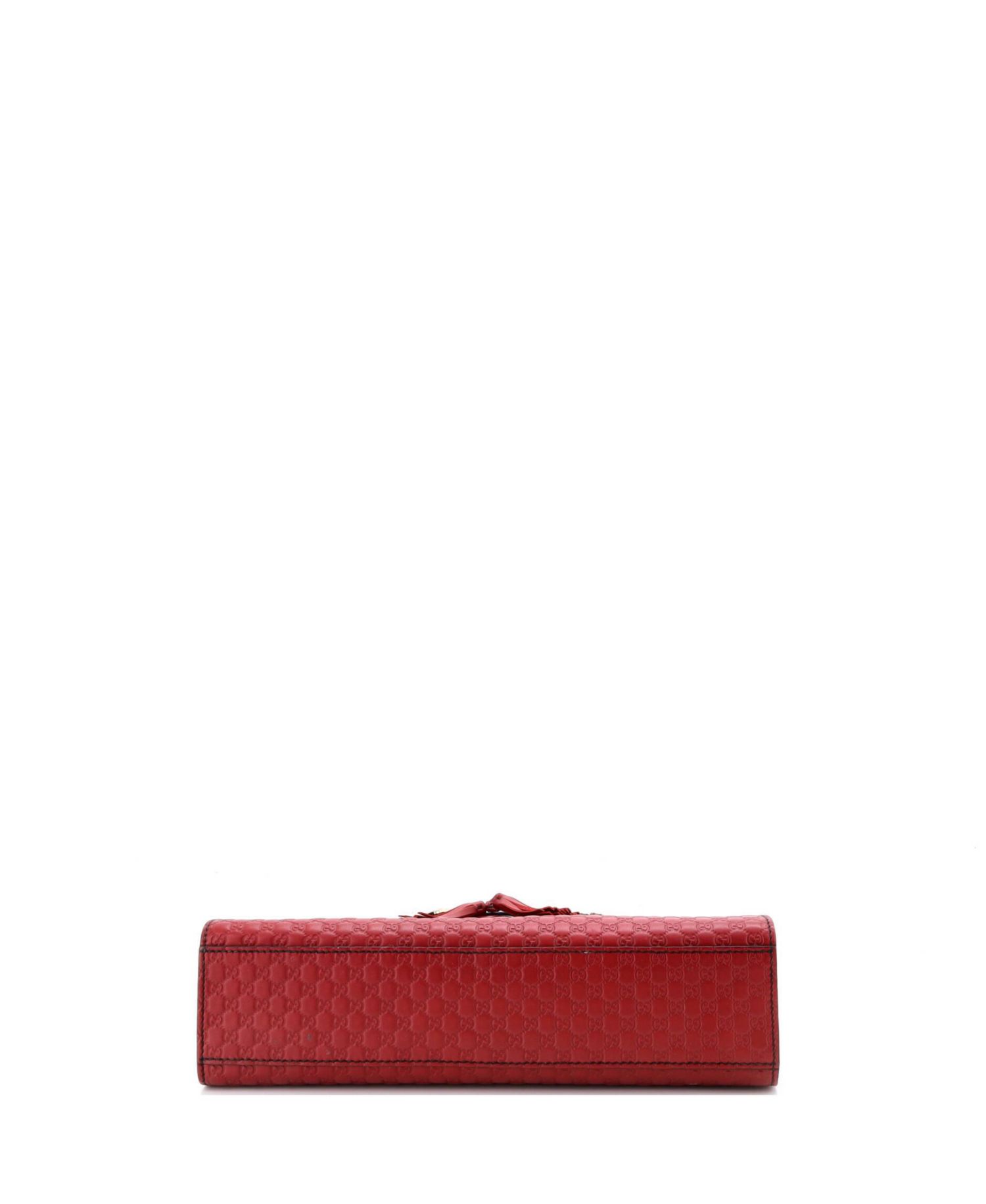 Medium Emily Chain Flap Bag Microguccissima Leather
