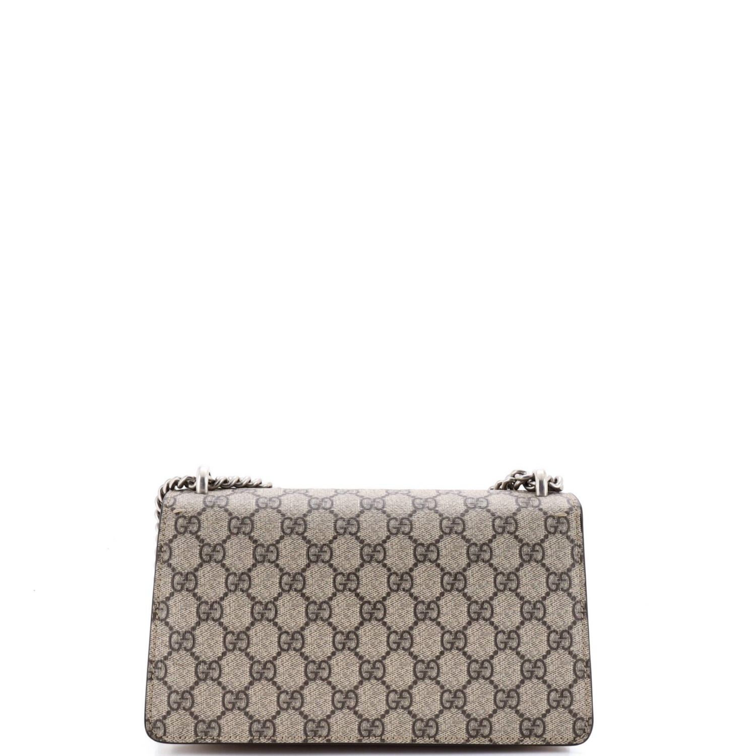 Small Dionysus Bag GG Coated Canvas with Crystal Embellished Metal