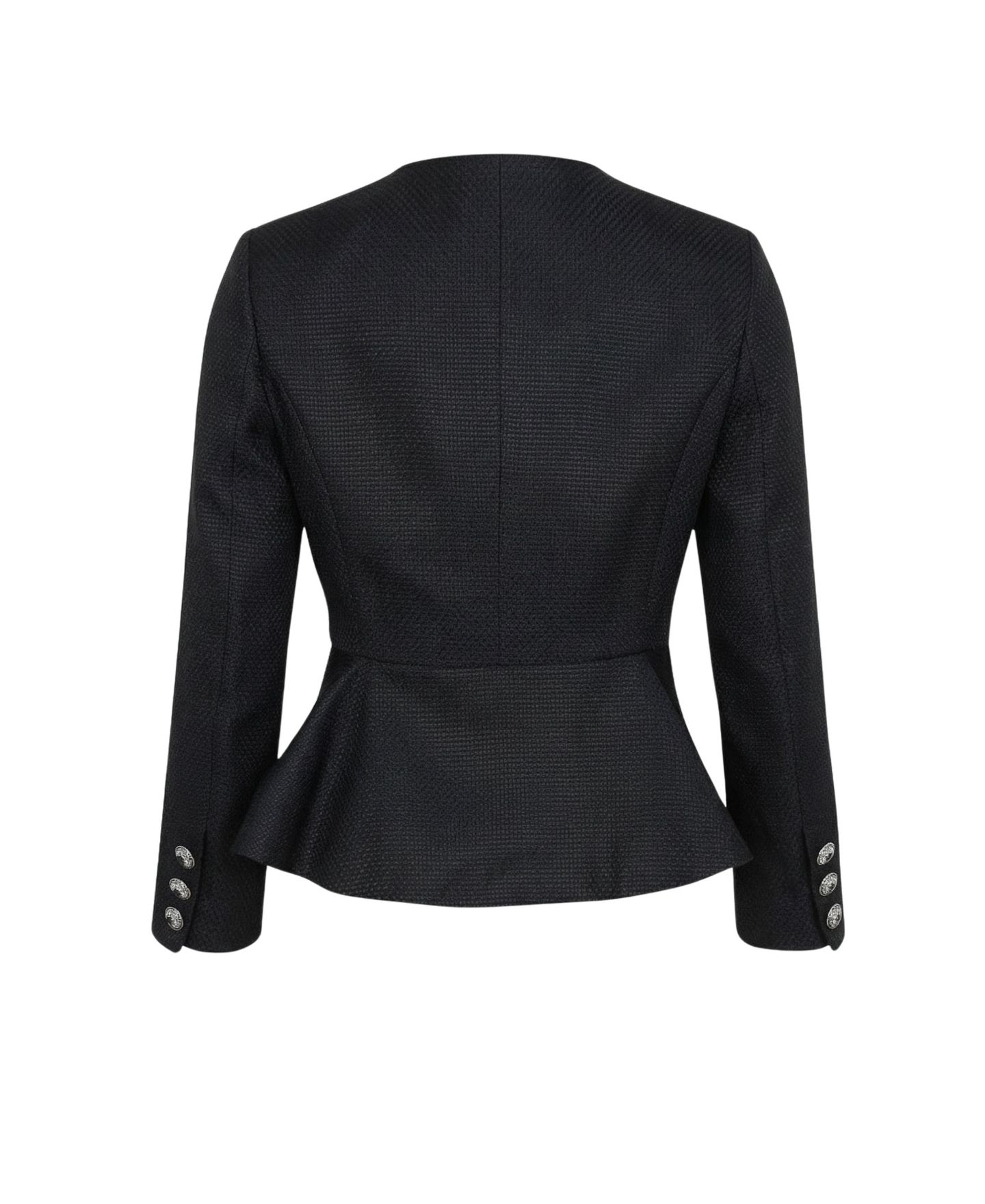 Женский пиджак Modenaire Textured Peplum Blazer — фото 6
