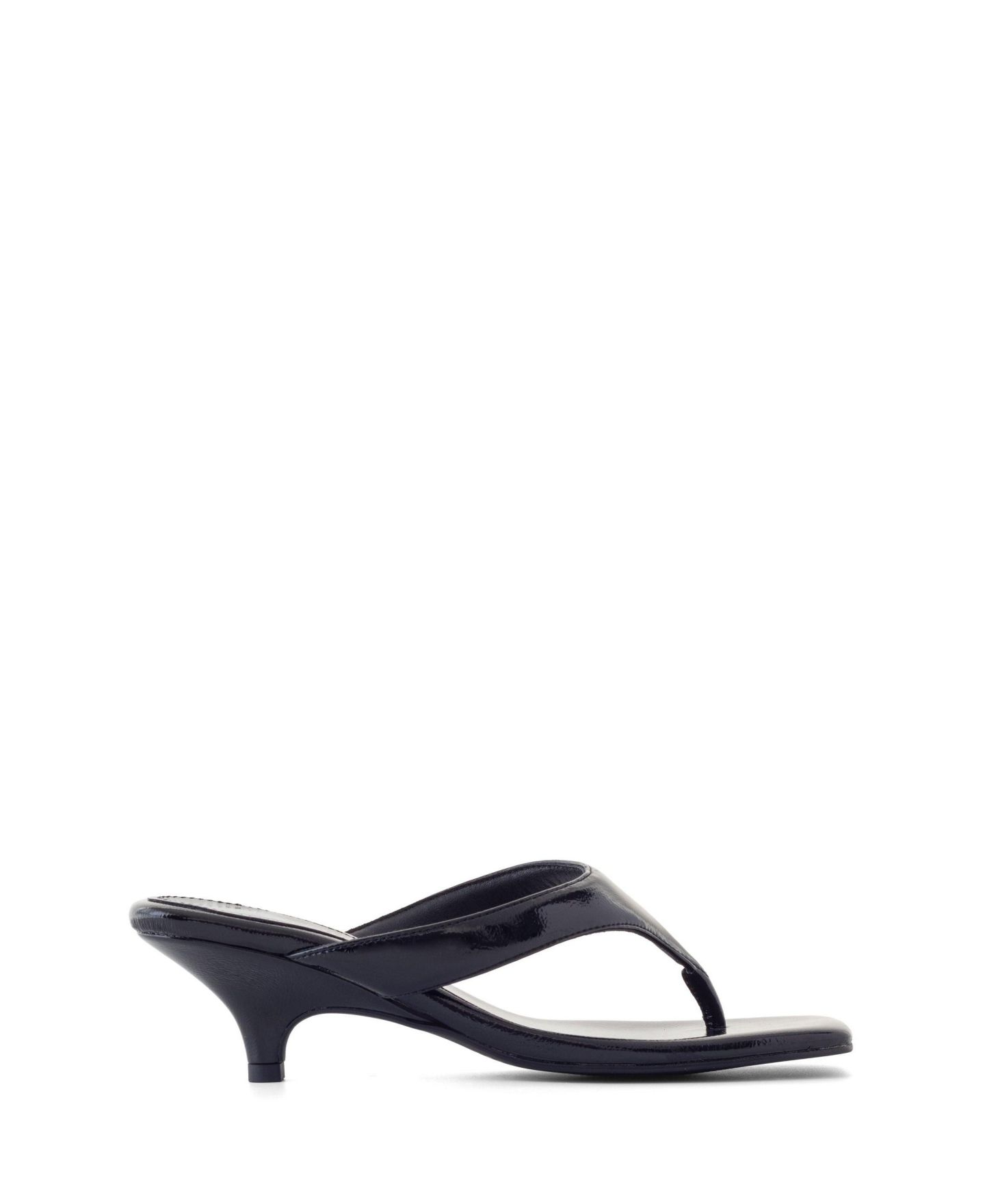 Женские туфли Therapy Australia North Square Toe Thong Heel, цвет: Сливочный лаковый — фото 2