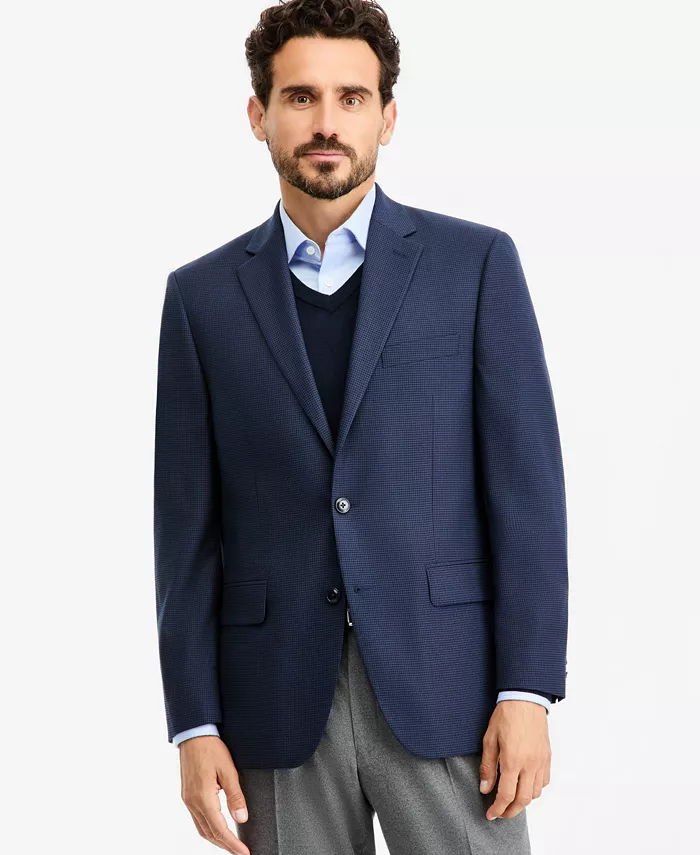 Men's Classic-Fit Houndstooth Sport Coat