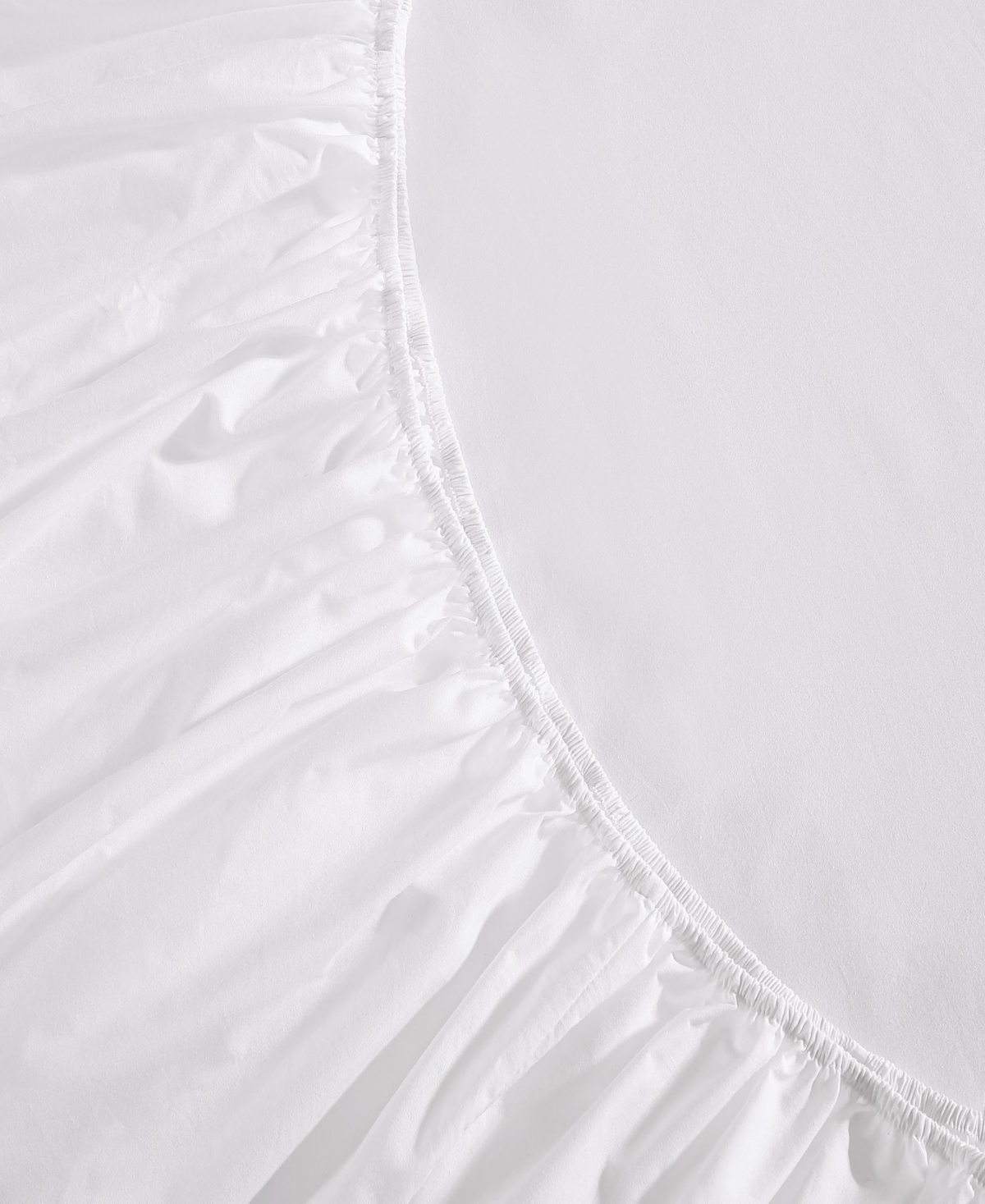 Tommy Hilfiger Essentials 300-Thread Count Solid Cotton Percale Fitted Sheet