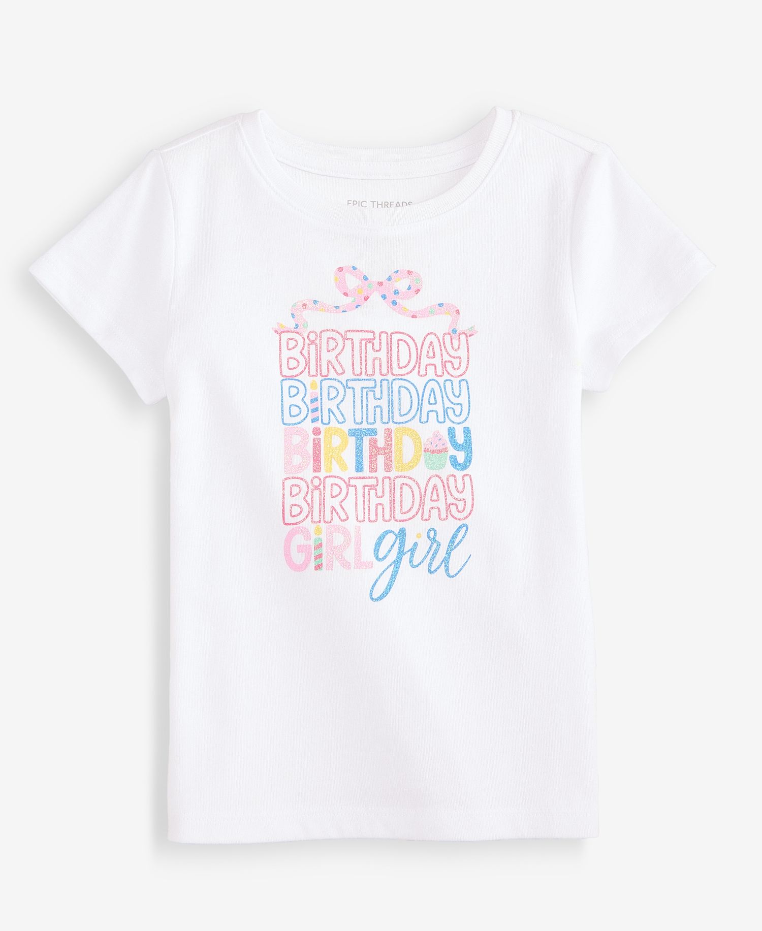 Toddler Girls' (12M-5T) Birthday Girl Graphic T-Shirt