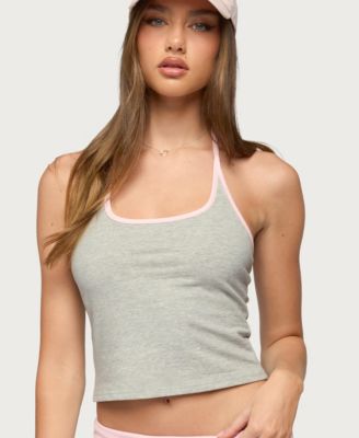 Women's Yurie Contrast Halter Top