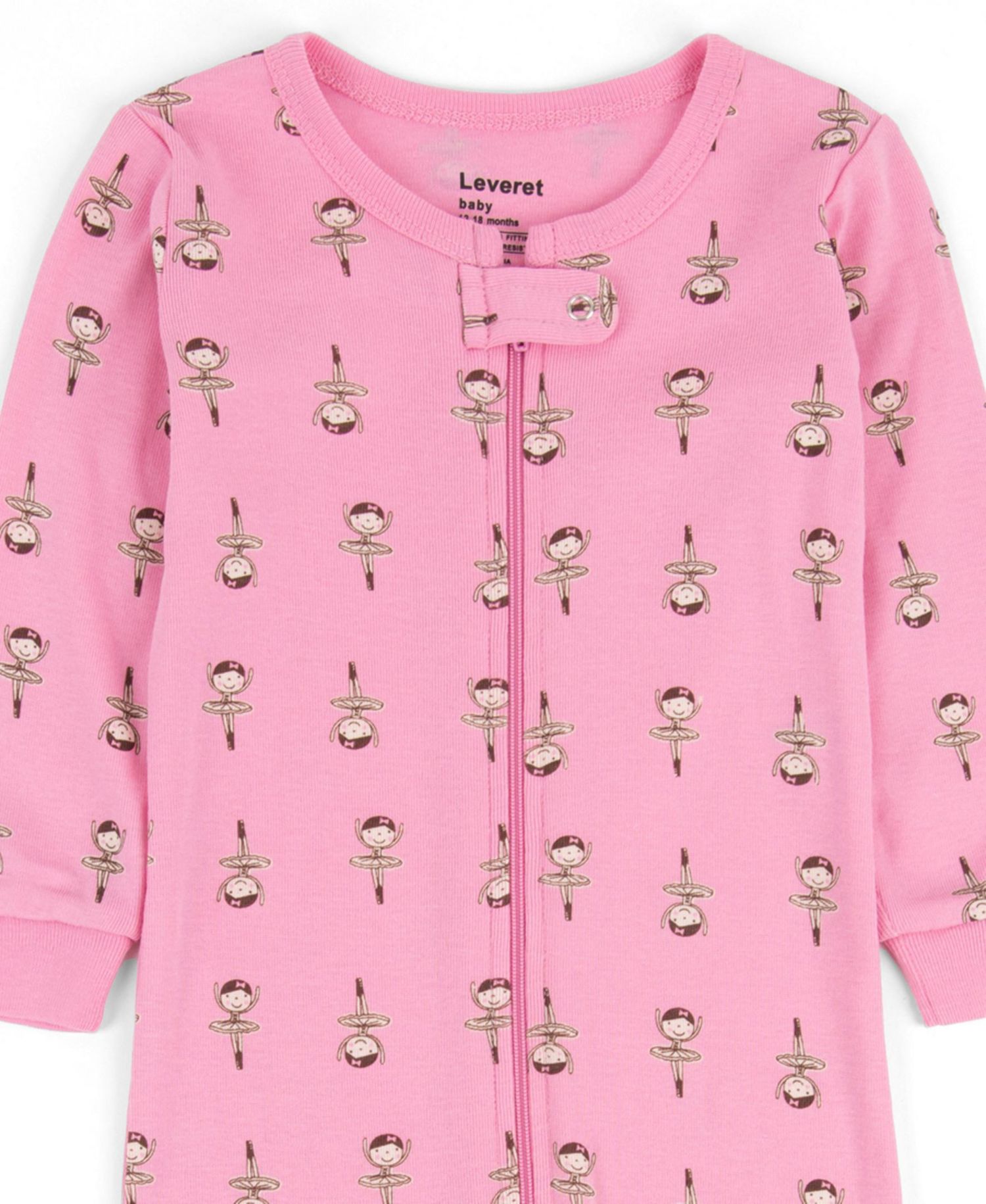 Toddler Girls Matching Family One-Piece Cotton Sleep 'n Play Footed Pajamas - Cute and Playful Prints