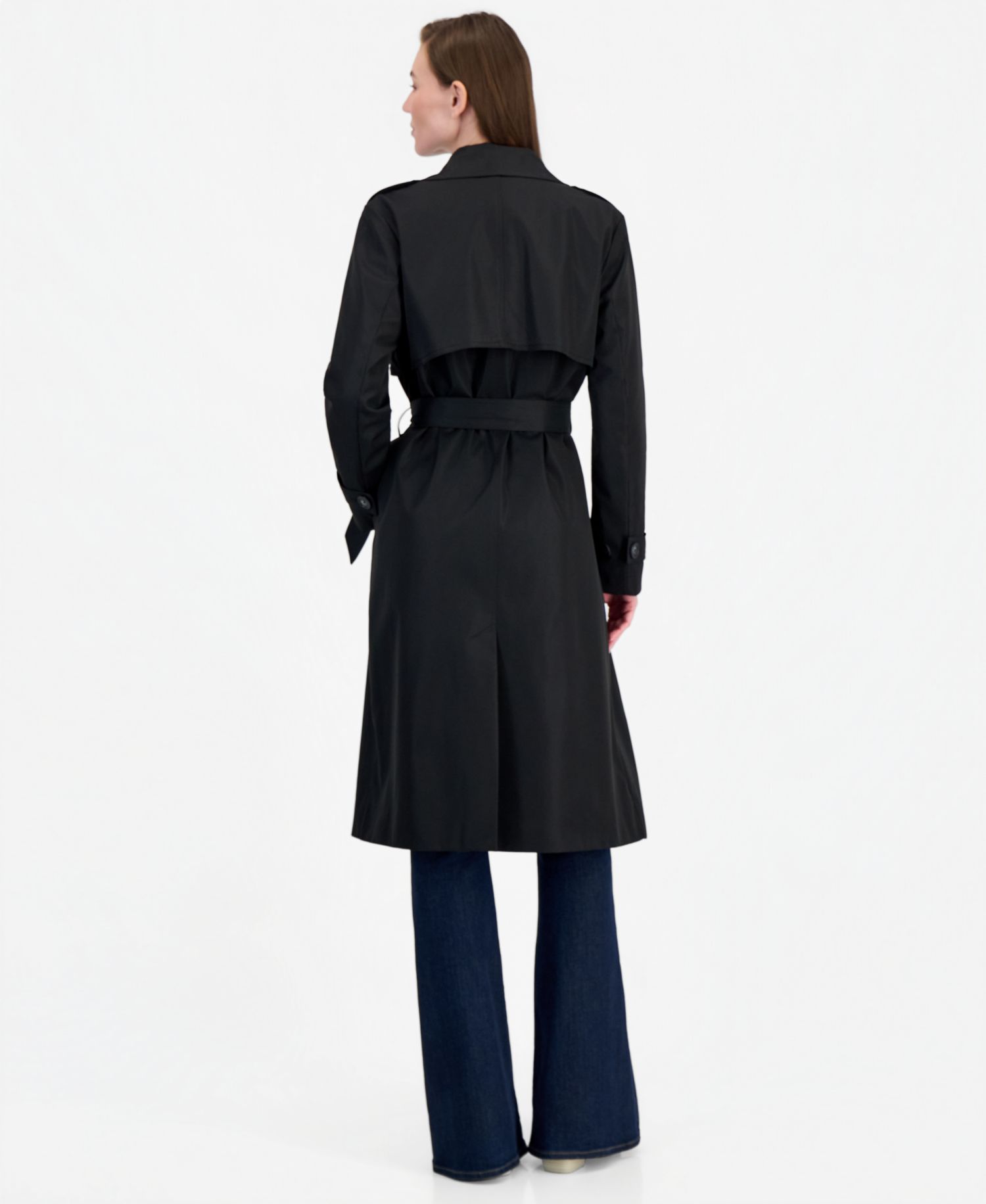 Women's Belted Trench Coat, Created for Macy's
