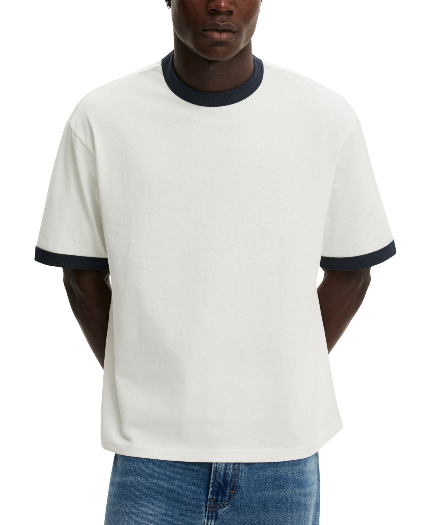 Men's Cropped Modern-Fit Short-Sleeve T-Shirt