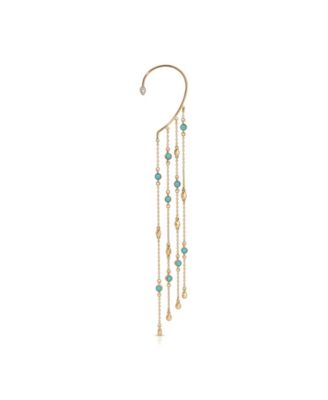 Linear Chains Statement Ear Cuff