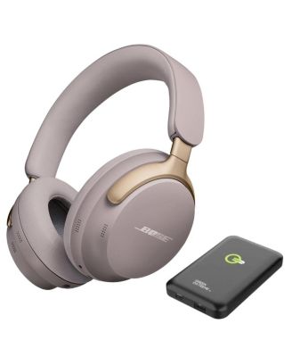 QuietComfort Ultra Headphones, Sandstone with  Extreme Portable Wireless Charger