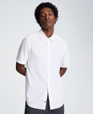 Men's Polyester-Blend Classic-Fit Shirt