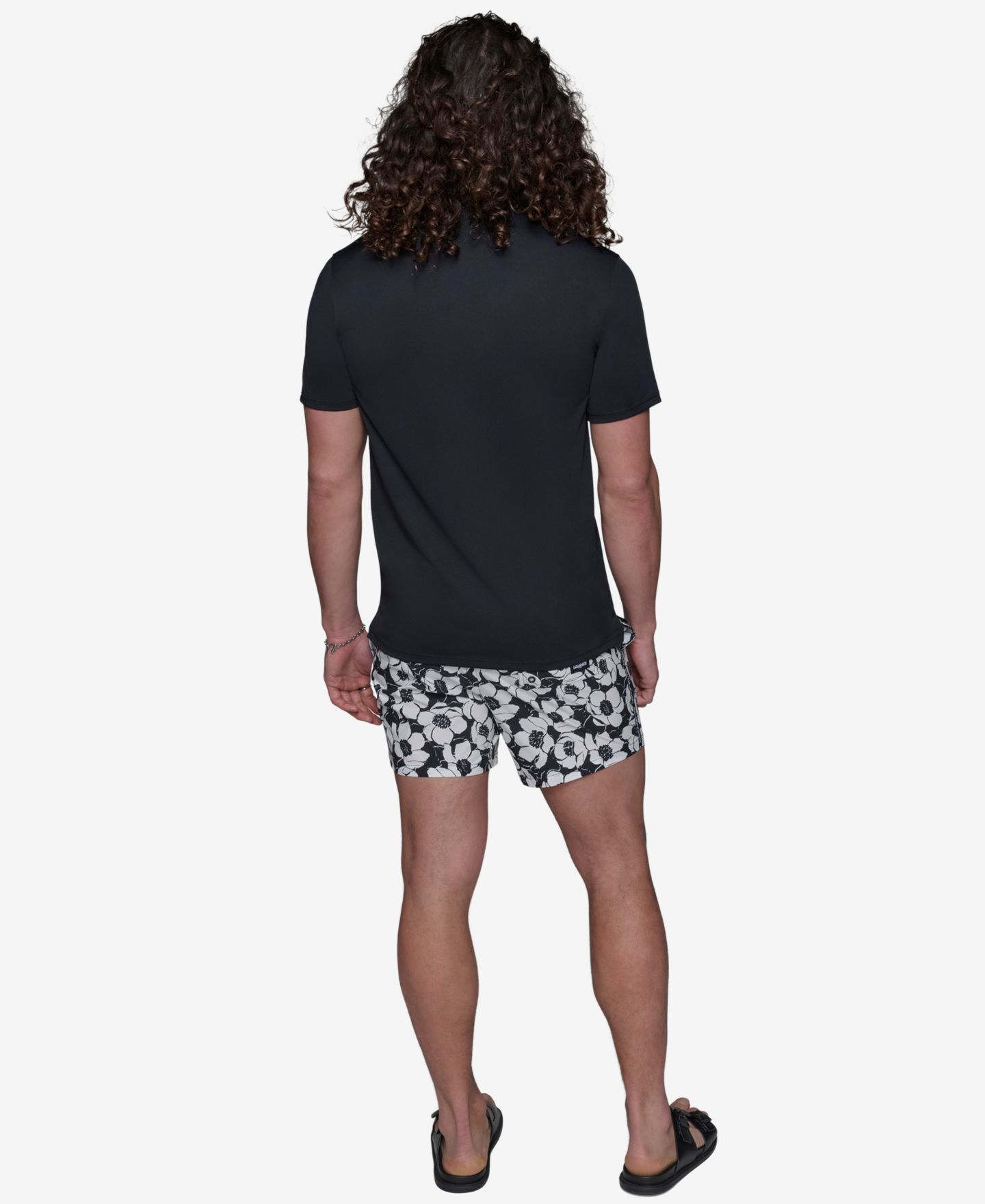 Рашгард Box для мужчин, короткий рукав — KARL LAGERFELD PARIS, цвет: Чёрный — фото 5