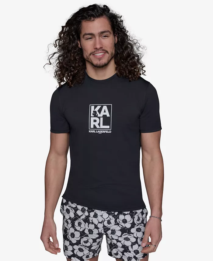 Men's Short-Sleeve Box Logo Rashguard