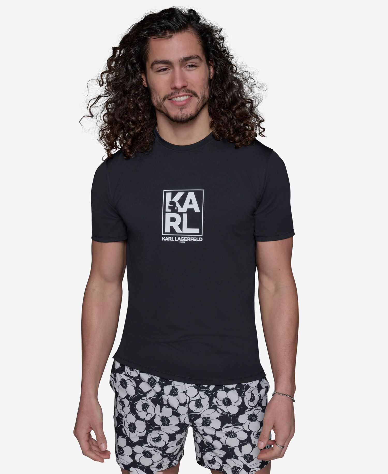 Men's Short-Sleeve Box Logo Rashguard
