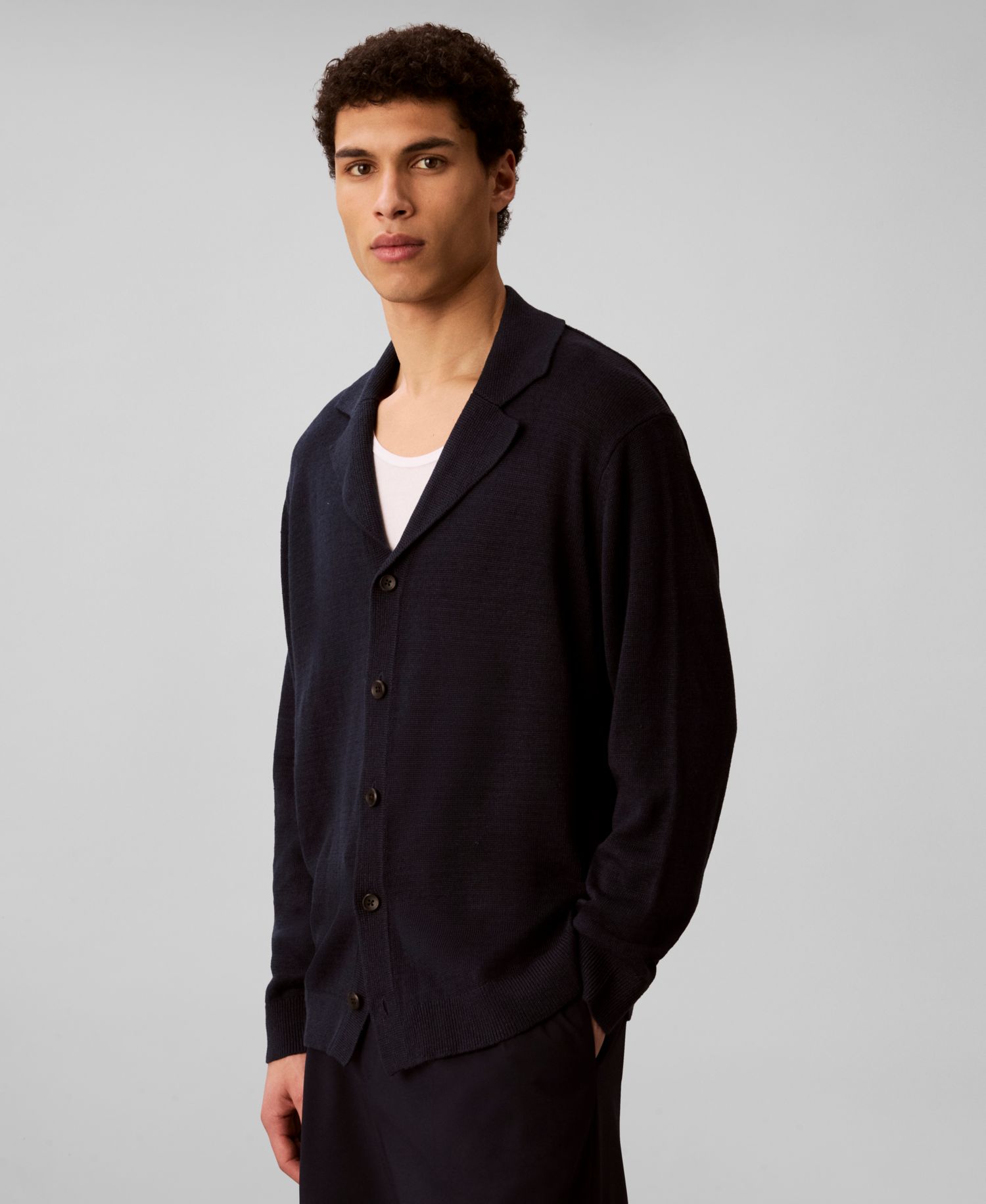 Men's Linen-Blend Regular-Fit Sweater