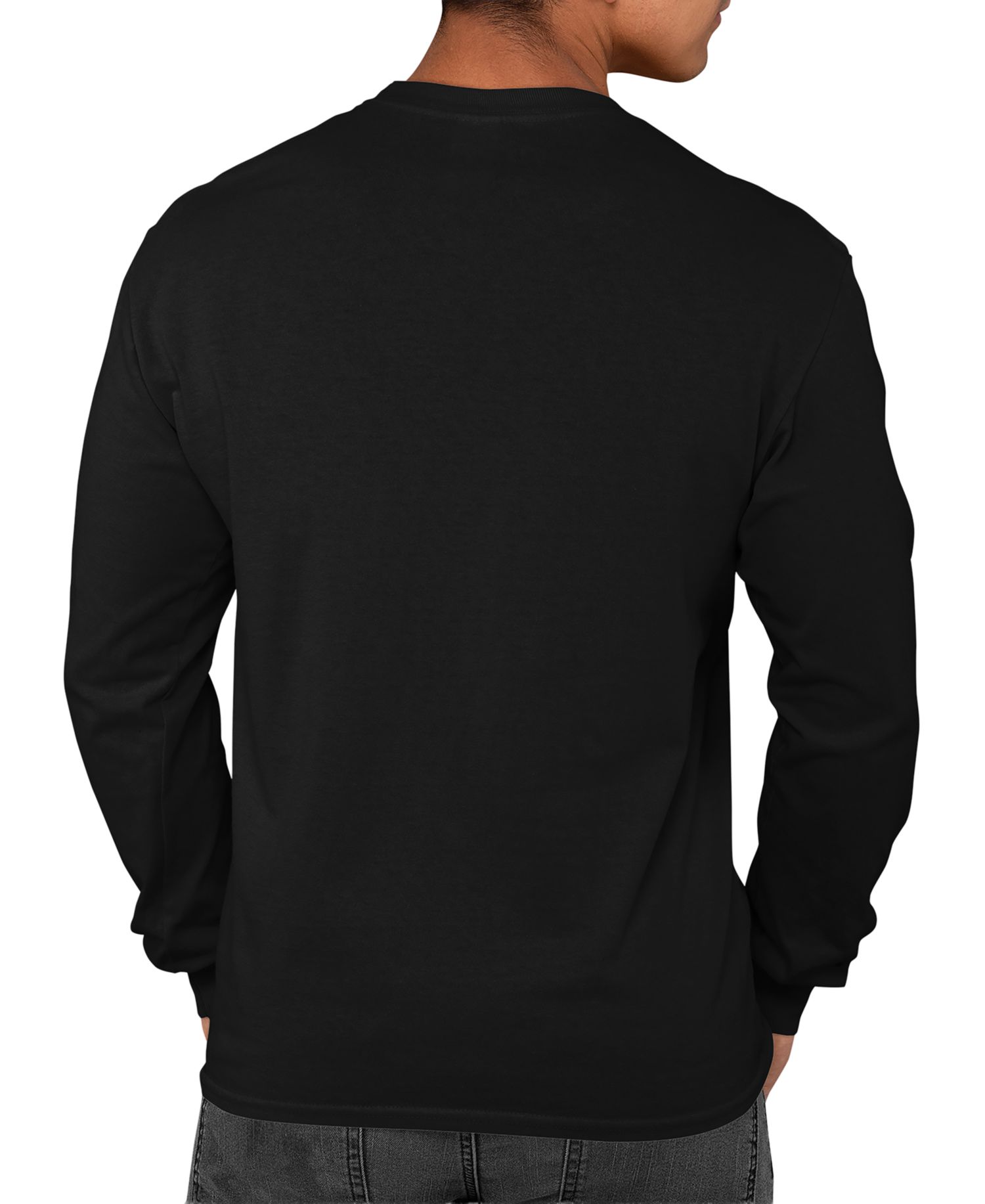 Men's Dog Leash Word Art Long-Sleeve T-Shirt