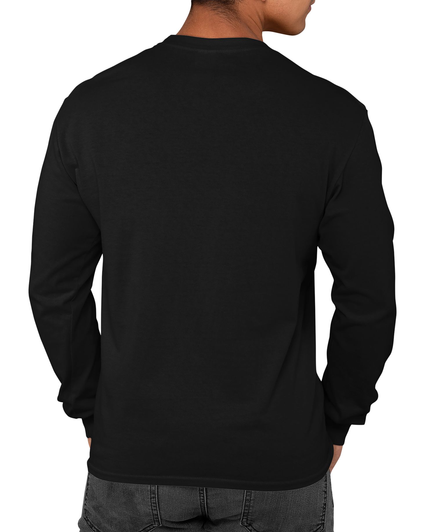Men's Yellowstone Bear Word Art Long-Sleeve T-Shirt